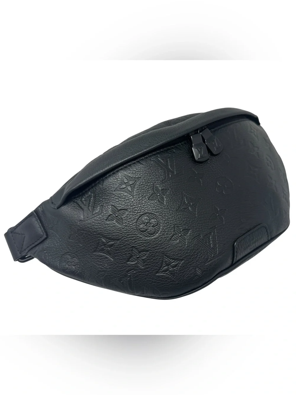 ✨🛍️ Louis Vuitton Black Monogram Shadow Discovery Bumbag PM